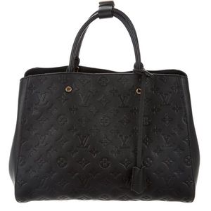 Louis Vuitton Empreinte Montaigne Black AUTHENTIC